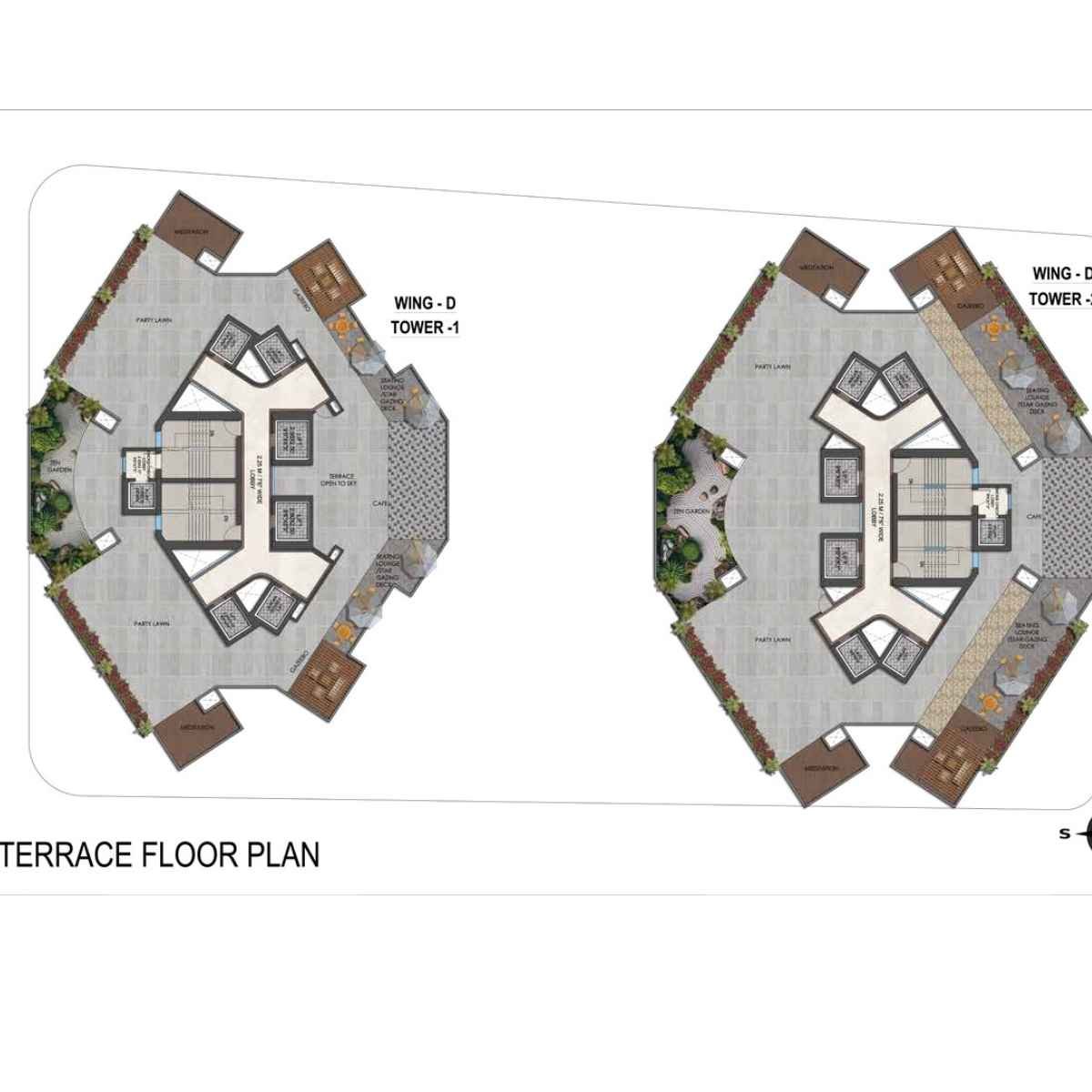Opulence -Terrace floor plan