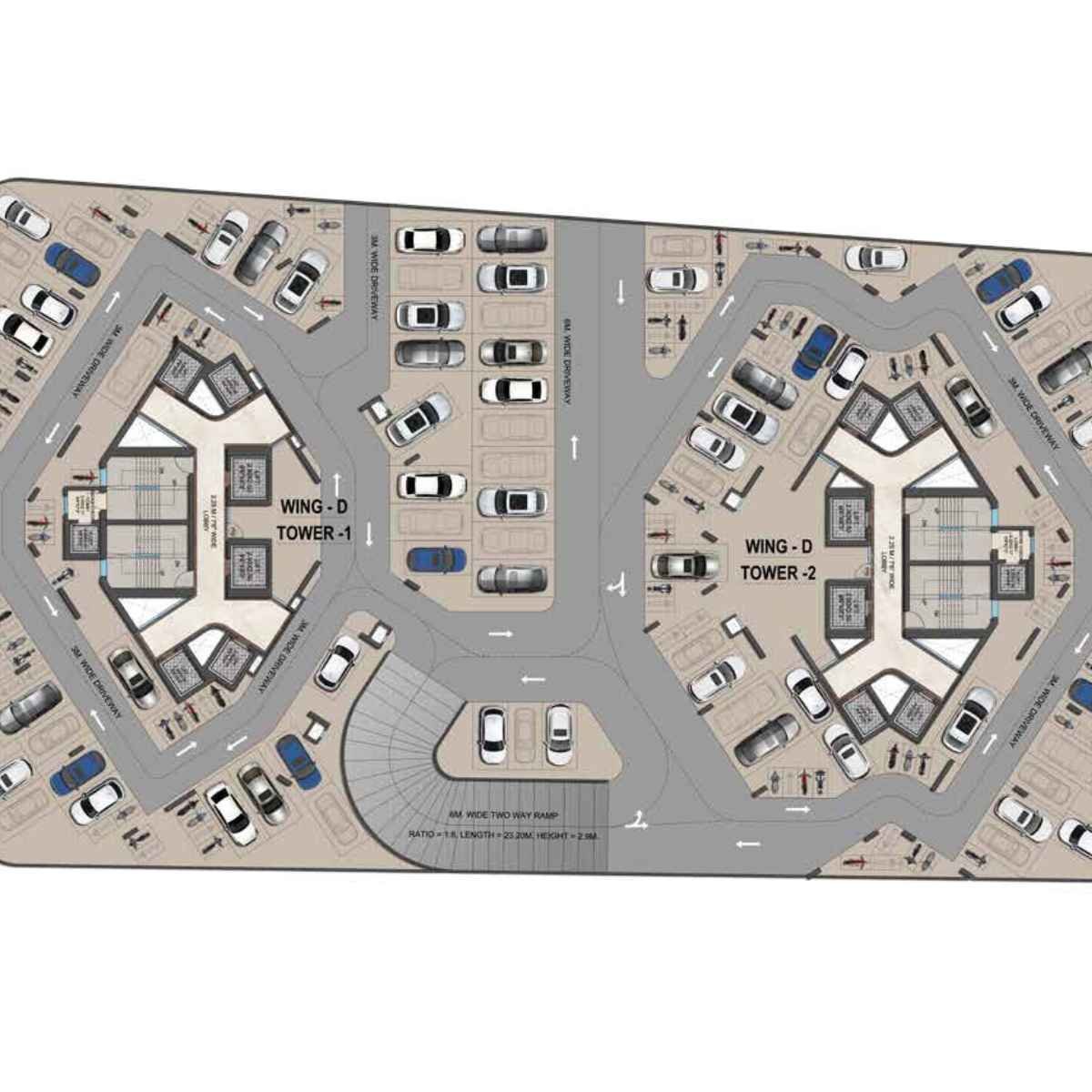 Opulence -Podium floor plan